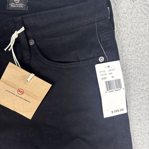 AG Adriano Goldschmied Women's The Ballad Slim Boot Pants SZ 30R Black MSRP $159 - Picture 3 of 9